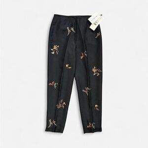 🔥 100% SILK SHANTUNG Tapered Trousers